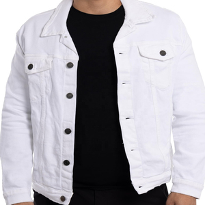 Chaqueta vaquera de diseño de lujo para hombre, chaqueta vaquera transpirable de fácil uso, chaqueta vaquera superventas para hombre con tela duradera - Product Image 6