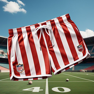 Short de football de football léger unisexe 100% Polyester Rugby Mini Team Wear Design imprimé sublimé personnalisé - Product Image 1