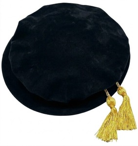 Gorro de Graduación de Poliéster Mate Aterciopelado, Gorra de Doctorado con Borla Dorada, Unisex, para Adultos, Uso Escolar, Talla XL, Accesorio para Ceremonias - Product Image 3