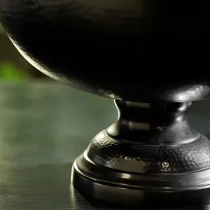 Vente en gros Bol à punch de fête isolé à double paroi en acier inoxydable noir mat martelé de qualité supérieure 10L | Barre domestique robuste en vrac OEM - Product Image 5