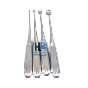 Curette à os Spratt Brun Curette à os de 17cm pour la fusion vertébrale Curette à os de 20cm Instrument orthopédique chirurgical pour la neurochirurgie et la chirurgie de la colonne vertébrale - Product Image 6