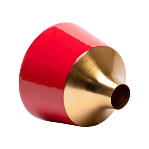 Jarrón Decorativo Alto de Metal para Exhibiciones Florales Elegantes y Decoración de Primera Calidad para el Hogar - Product Image 1