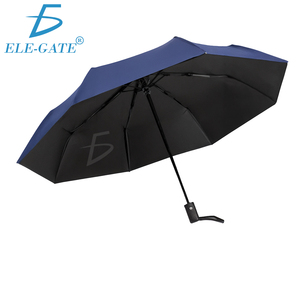 <b>Automatic</b> Three-Folding <b>Umbrella</b> with UV Protection Minimalist Design Style 190T Nylon Material for Travel - Product Image 1