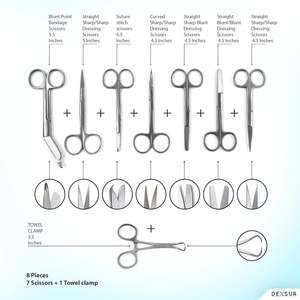 Kit de disección profesional Anatomy-Juego de instrumentos de biología de acero inoxidable de 160 piezas para entrenamiento médico y veterinario - Product Image 4
