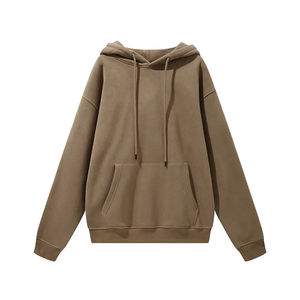 Oversized Red Boxy <b>Hoodie</b> With <b>White</b> Side Strip Accent Contemporary Color Block Trend Winter Streetwear Plain Dyed - Product Image 4