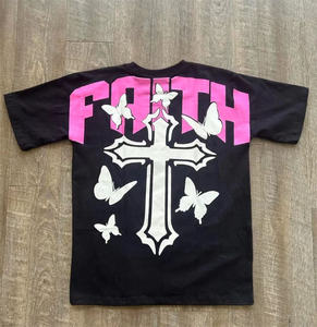 Camiseta de Manga Corta con Cuello Redondo, Estilo Urbano, 100% Algodón Tejido, Ecológica, Lavado Ácido, con Logotipo Impreso por Transferencia Térmica, Estilo Vintage, OEM 2026 - Product Image 2