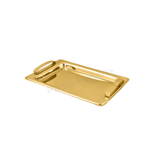 Double <b>Wall</b> Tray Durable Tray with Rod Handle Unique Design Dish or <b>Plate</b> - Product Image 3
