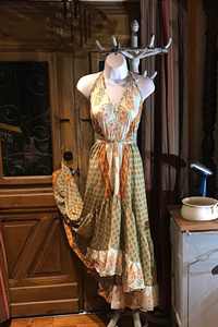 Vestido largo de tirantes con cuello en V profundo de verano para mujer, vestido Maxi sin mangas con tirantes finos para fiesta en la playa, venta al por mayor, OEM, ODM - Product Image 4