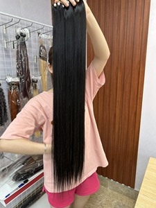 Extensiones de cabello crudo vietnamita Remy humano 100%, paquetes de ondas naturales rectas de hueso sedoso, máquina de pelo ZOI estilo rizado italiano 100g - Product Image 6