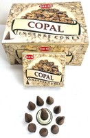 Incienso de Copal Negro HEM, Alta Concentración, 12 Cajas, Fragancia Natural Purificante para Meditación, Pooja, Oficina y Hogar