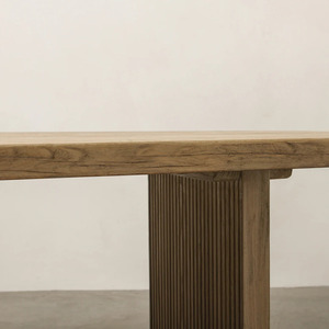 Mesa de Comedor de Madera Maciza de Lujo, Ecológica, para 6 Personas, Diseño Tradicional, Muebles Duraderos, Uso Residencial y Hotelero - Product Image 5