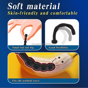 Đồ chơi tình dục nam, nút mở rộng niệu đạo bằng silicon rỗng, bán buôn - Product Image 3