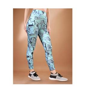 Pantalones de Yoga Estampados de Cintura Alta Elásticos de Primera Calidad para Mujer para Hacer Ejercicio, Yoga y Fitness - Product Image 3