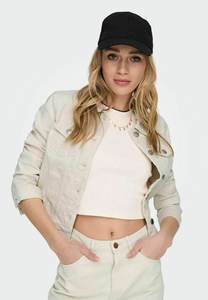 Unique Design Customized Ecru Women's OEM Denim Jacket Chest Pockets Button Fastening Designed Women All Seasons Comfort Cotton - Product Image 3