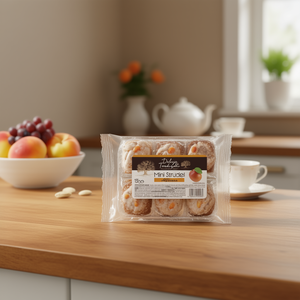 Mini Strudels aux abricots frais traditionnels, en forme de rouleau, fruités, emballés sous vide, 135g x 18 pièces - Product Image 3