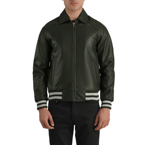 Dernière Collection – Blouson Teddy Homme Américain Tendance et de Haute Qualité, Style Streetwear, Coupe Ample, Hiver, Broderie, Fermeture Éclair - Product Image 1