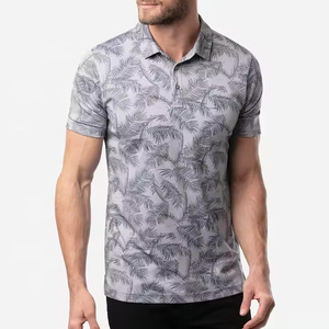 Diseño personalizado de los hombres de manga corta para Polo 100% algodón poliéster All-Over sublimación moda camiseta ropa - Product Image 1
