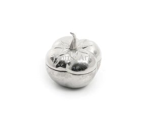 Serviteur de chocolats au design admirable, en aluminium couleur argent, pour fruits secs, avec couvercle, qualité supérieure, pour noix - Product Image 1