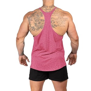 Offre Spéciale hommes sans manches Gym entraînement entraînement Stringers coton sport bâtiment Gym Stringer prix de gros tricoté tissage - Product Image 2