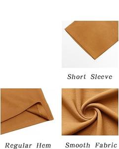 Última Llegada, Camiseta de Cuello Redondo para Hombre, Corte Regular, 100% Algodón Poliéster, Tejido Oxford Ecológico, 300g, Grueso, Sólido y Transpirable - Product Image 5