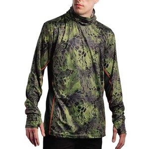 Chemises de pêche en polyester UPF50 + de haute qualité pull à capuche UV à séchage rapide avec conception respirante de performance de protection solaire - Product Image 2