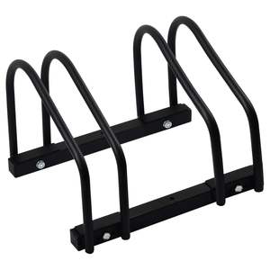 Fournisseur en gros de supports de vélo en acier doux noir, support de stationnement pour vélo - Product Image 3