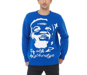 Suéter Personalizado para Hombre 2026 con Logotipo OEM y ODM, Patrón Jacquard, Tejido de Punto, Cuello Redondo, Invierno, Algodón - Product Image 5