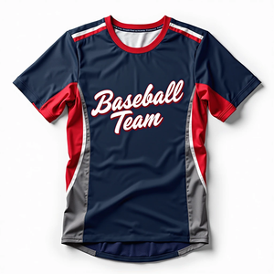 Camisetas de cuello redondo de ajuste suave sublimado personalizadas para hombres para pesca Softball fútbol baloncesto 100% ropa cómoda transpirable - Product Image 3