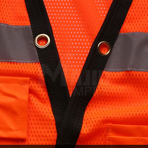 Gilet de sécurité haute visibilité respirant et imperméable avec bandes réfléchissantes, LED clignotante, logo personnalisable, nouveau modèle, prix de gros - Product Image 3