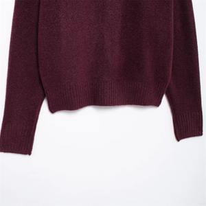 2024 femmes Premium pull pull Style Vintage avec col montant court fermeture éclair rayure pour printemps automne hiver avant Logo - Product Image 6