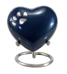 ของที่ระลึกรูปอุ้งเท้าโลหะสีชมพูพร้อมแท่นวางสีทองตกแต่งโกศเผาศพ - Product Image 2