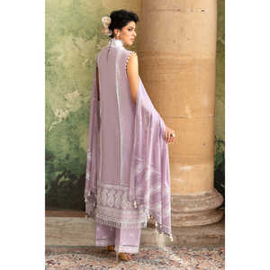 ชุดเสื้อชีฟองปักลายดิ้นและเลื่อม 3 ชิ้น รุ่น DN-52035 พร้อมผ้าคลุมไหล่พิมพ์ลายสีเงินและเคลือบเงา - Product Image 4