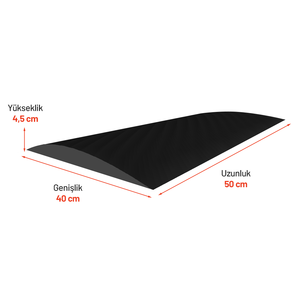 ยางชะลอความเร็วรีไซเคิล Eco แบบ 2 แถบ ขนาด 40 x 50 x 4.5 ซม. - Product Image 4