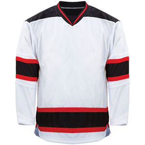 Impression par sublimation 100% polyester Maillot de hockey sur glace pour hommes de meilleure qualité Maillot de hockey sur glace personnalisé OEM Maillot sur mesure - Product Image 3