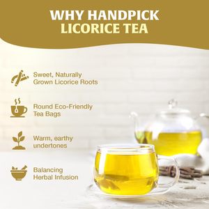 HANDPICK, Licorice Root <b>Tea</b> Bags (50 Count, 2g/<b>tea</b> bag) Licorice <b>Tea</b> - Product Image 4