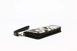 Portefeuille pour femme en cuir de vachette véritable, design personnalisé par le fabricant, fermeture éclair, emplacements pour cartes, porte-monnaie, classique, durable, multifonction - Product Image 3