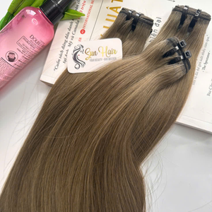 Extensiones de Cabello Humano Vietnamita Virgen de Alta Calidad, Color Marrón, Cutícula Alineada, Paquetes de Cabello Humano Natural - Product Image 4