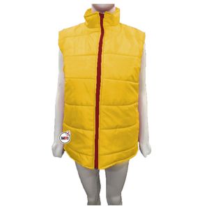 Chaleco Acolchado de Invierno para Hombre, Ultraligero, de Poliéster, Cortavientos, Impermeable, con Cuello Alto, Estampado de Logotipo, Plegable, Delgado, Informal - Product Image 3