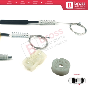 Kit de réparation de lève-vitre BWR535, porte arrière gauche pour 607 9D 9U 1999-2010 922358 - Product Image 6