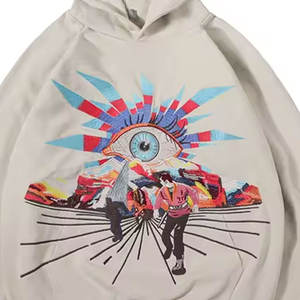 Pull à col rond imprimé en 3D avec logo personnalisé 2025, coupe régulière, style streetwear pour homme, sublimation, épaules tombantes, thermique, hiver, 100% - Product Image 6