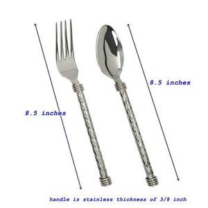 ชุดสแตนเลส2ชิ้นพร้อมขัดเงาเหมาะสำหรับใช้ในบ้านหรูหรารับประทานอาหารและใช้ในชีวิตประจำวัน - Product Image 5