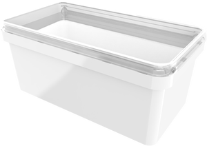 Premium 750g White Cheese <b>Container</b> with Lid - Durable, Stylish, and Airtight Storage Solution for Your Gourmet Cheeses - Product Image 3