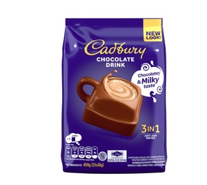 En Stock, Deliciosa Bebida Instantánea 3 en 1 en Polvo, Chocolate Caliente Compuesto Calbury con Sabor a Chocolate Real, 40% Brix - Product Image 1