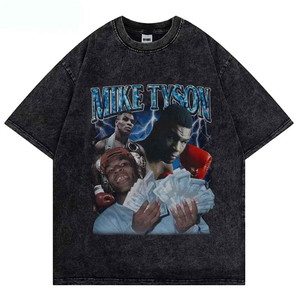 100% algodón sólido camisetas hombres mujer manga corta lavado ácido moda marca tendencia pareja Ropa Camisetas microfibra gráfico camiseta - Product Image 6