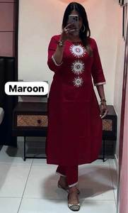 Best Quality Hot Pink Kurta with Palazzo High Demand Indian and Pakistani Design - Product Image 2