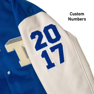 Veste universitaire de qualité supérieure avec logo personnalisé impression broderie personnalisé style collège OEM ODM usine fabricant approvisionnement - Product Image 4