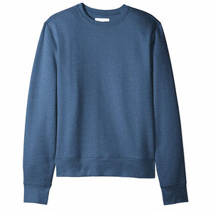 OEM personnalisé coton polyester plaine à manches longues hommes col rond sweats logo impression hiver basiques conception chaude sweats à capuche en coton - Product Image 2