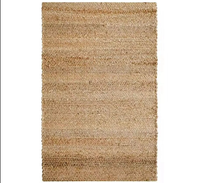 Tapis de jute naturel tissé à la main tapis de jute tressé à la main tapis de sol tapis pour hôtel de villégiature tapis de revêtement de sol réversible tapis