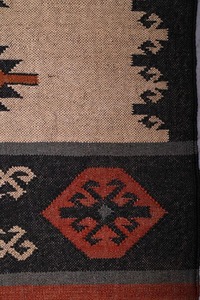 Grands tapis surdimensionnés de luxe faits à la main en laine et jute Tapis de pendaison de crémaillère en jute Tapis de chemin Tapis faits à la main en jute et laine en vrac - Product Image 5