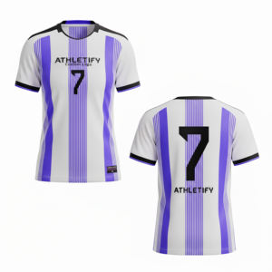 Camiseta de Fútbol Profesional 100% Poliéster Transpirable, Sublimada, Servicio OEM, Diseño Cómodo para Alta Intensidad - Product Image 1